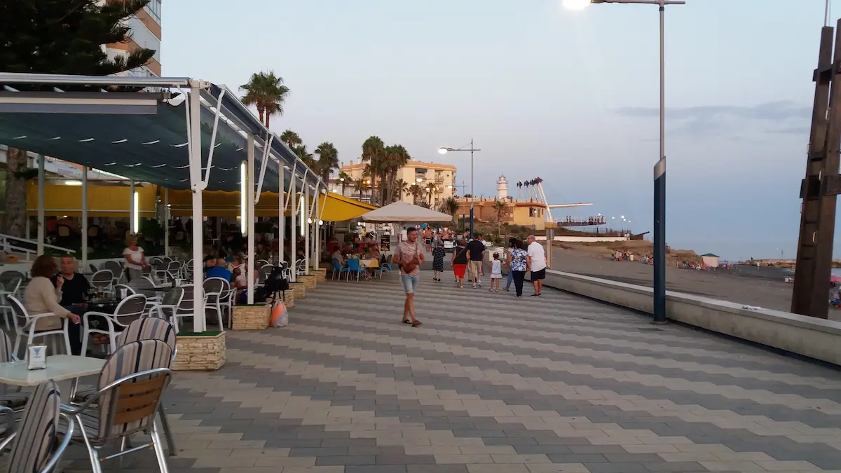 Strandpromenade von Torrox Costa