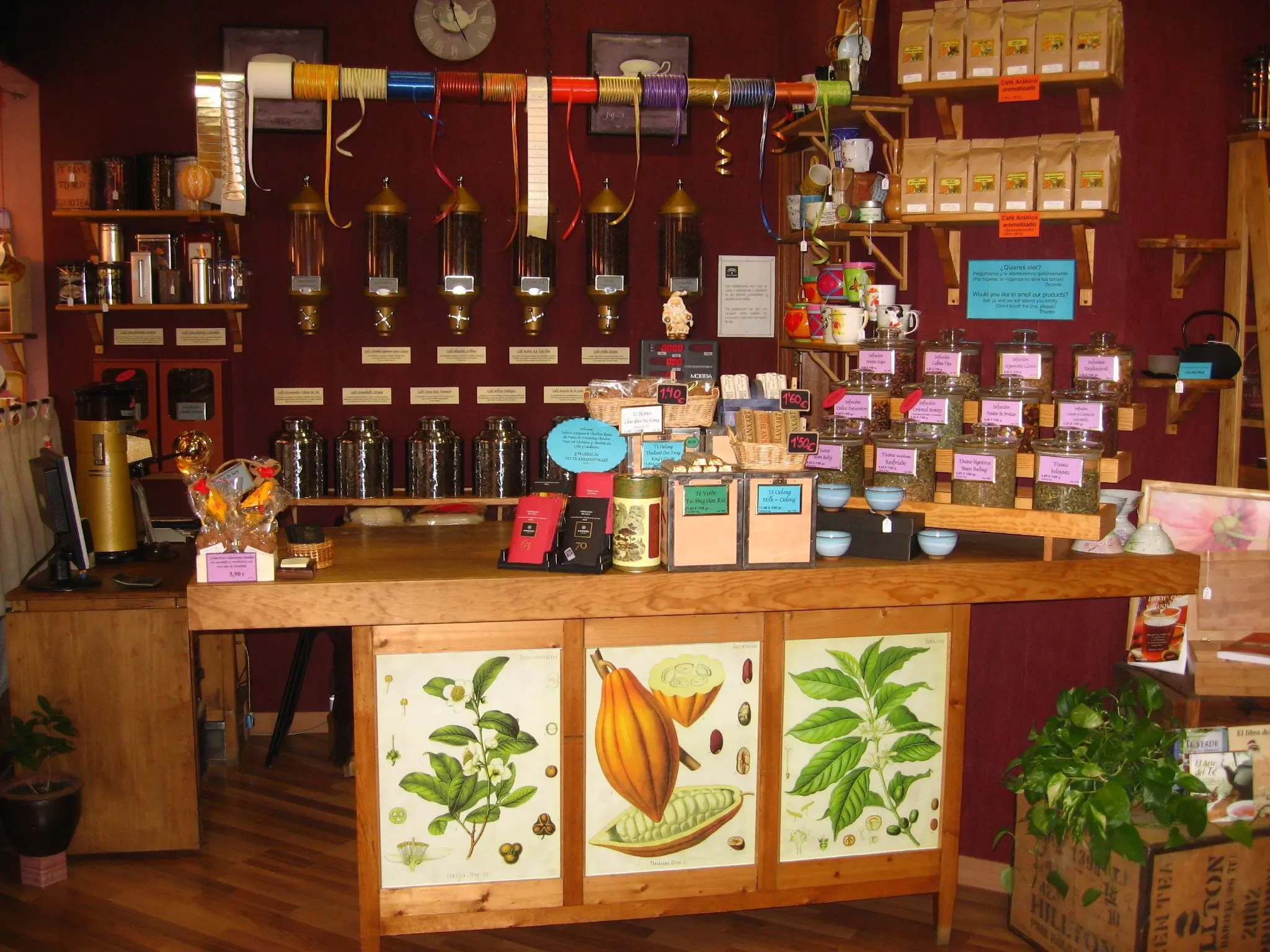 Golden Tips, tienda de café y tés 